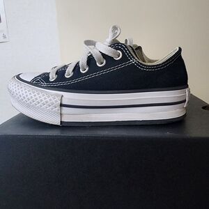 Converse Kids Black Canvas Sneakers